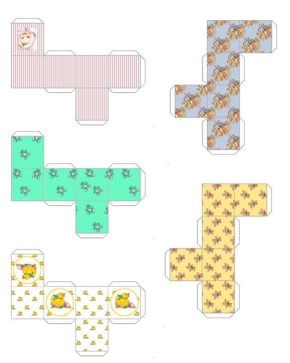 printable miniature square boxes